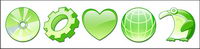 Crystal transparent PNG cartoon icon
