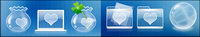Transparent icône en forme de coeur sur le thme de la transparence png
