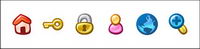 Refined style of popular cartoon small icon