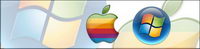 Mac VS Windows ordinateur icône png