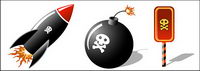 Skulls missile bombe lments