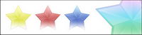 Srie de trois dimensions star icon png transparent