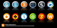 Cycle en trois dimensions des logiciels et des icônes systme transparent png