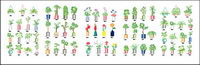 Planter des fleurs vecteur lment matriel-1