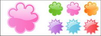 Lovely badge icône du web 2.0