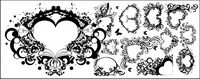 La tendance de la structure en forme de coeur, compos d
