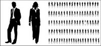 Vector professionnelle des hommes et des femmes en images