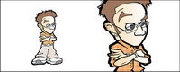 Comic style garçons