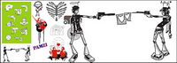 Vector serie de material grfico tendencia-1