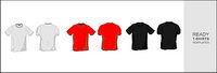 t-shirt modle vecteur matriel