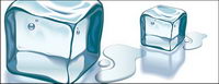 Vector texture glace