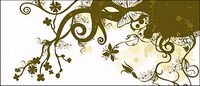 Mariposa de moda y los patrones de vectores materiales-2
