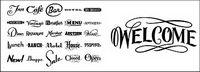 English vecteur commun font matriel de conception