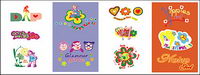 Vector jolies filles - Hippy Fashion