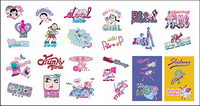 Vector jolies filles - Trendy Girl
