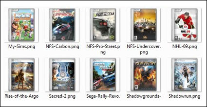 Computer games and movies cover png icons -2