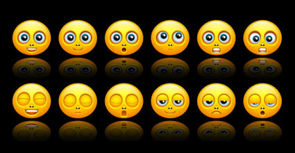 Cute face png icon
