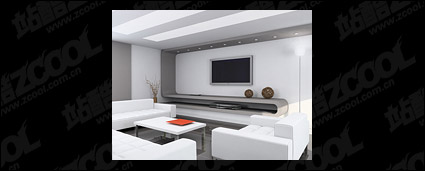 Modern living room boutique picture material-6