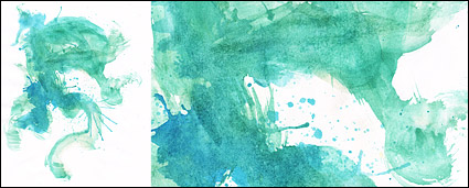 Before the ink watercolor picture material-040