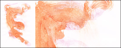 Before the ink watercolor picture material-036