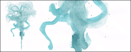 Before the ink watercolor picture material-030