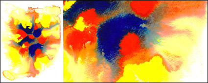 Before the ink watercolor picture material-025