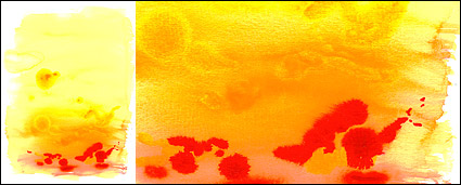 Before the ink watercolor picture material-015