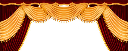 Continental curtain picture material