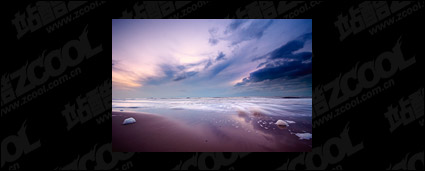 The sea at dusk picture material-3