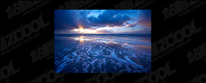 The sea at dusk picture material-5