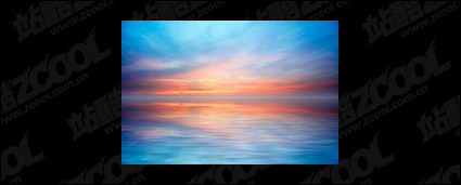 The sea at dusk picture material-7