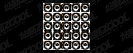 Speaker wall picture quality material