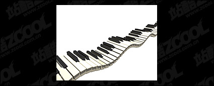 Fluctuations in the keyboard picture material