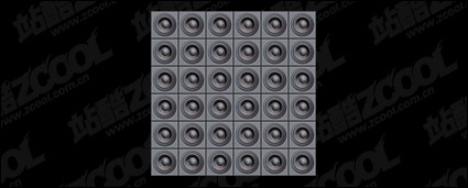 Speaker tiled background picture material