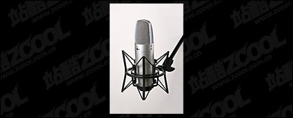 Recording microphone picture material