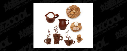 Dessert coffee milk quality picture material