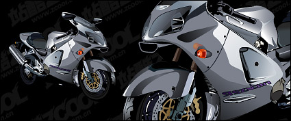 Realistic motorcycle