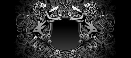Cool lion shield