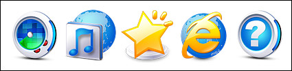 bluewhales series of transparent PNG icon
