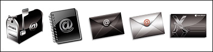 Mail-related series of transparent PNG