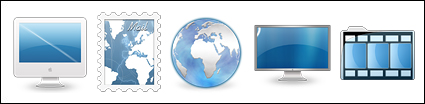Apple style series of transparent PNG