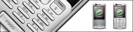 Sony Ericsson p990i transparent PNG
