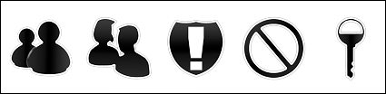 black vista (black icon) transparent PNG