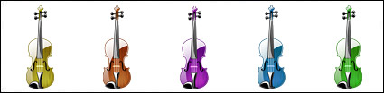 Crystal Violin series transparent PNG icon