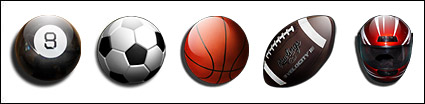 Sports goods series of transparent PNG icon