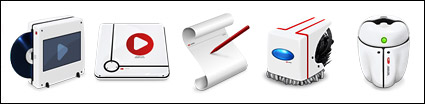 Red Ash series transparent PNG icon