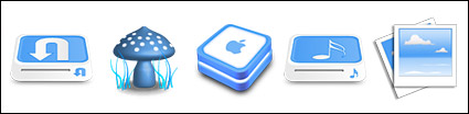 PNG blue mac style icon