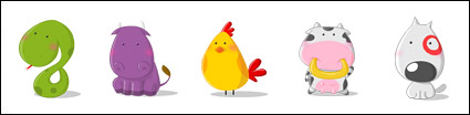 Png animal cartoon series of transparent material -2