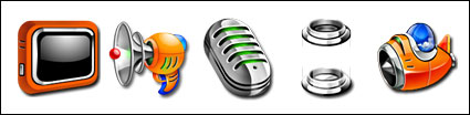 Three-dimensional icon beautifully transparent PNG