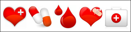 Crystal medical series of transparent PNG icon